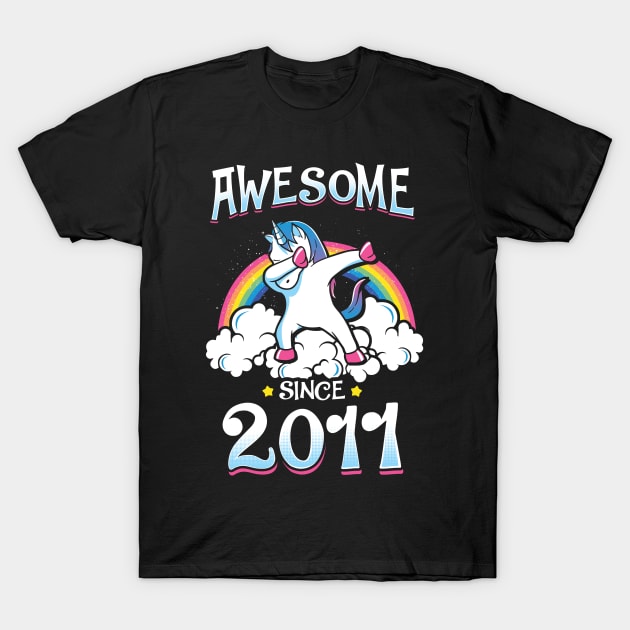 Awesome Since 2011 T-Shirt by KsuAnn